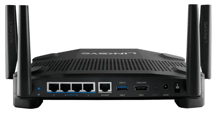back-panel-of-linksys-wrt32x-ac3200-wifi-router